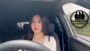 Đĩ Đàn Bà Trẻ Lái Xe Tay Ga Tán Ngẫu Nhiên Người Đường Làm Tình Công Trường