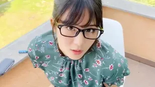 Ban công cưỡi cây thịt lớn bạn trai xuất trong