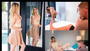 Cô Gái Sexy Trêu Chọc Anh Dượng Trước Khi Đụ Molly Little
