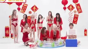 TMW131 Giải Đấu AV Đỏ Trắng Địa Ngục Dầu Bôi Trơn Dính