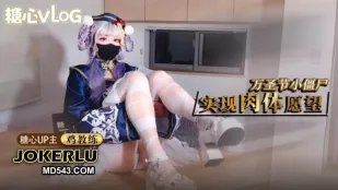 Zombie Nhỏ Halloween Thực Hiện Ước Nguyện Thịt Đới Huấn Luyện Viên Gà